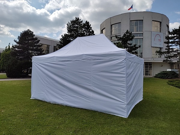 Nůžkový stan 4 x 6 m s bočnicemi